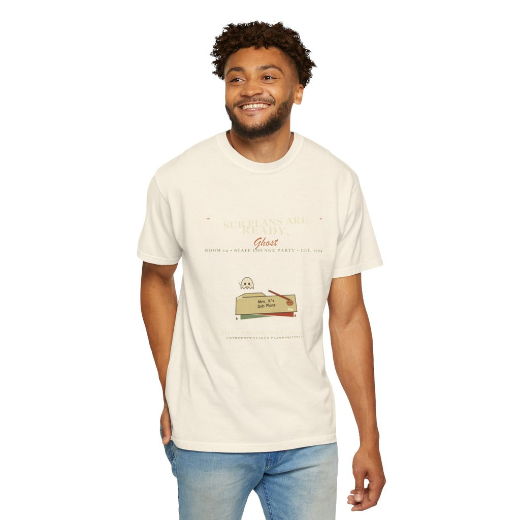 Sub Plans Are Ready, Ghost Tee - Ivory