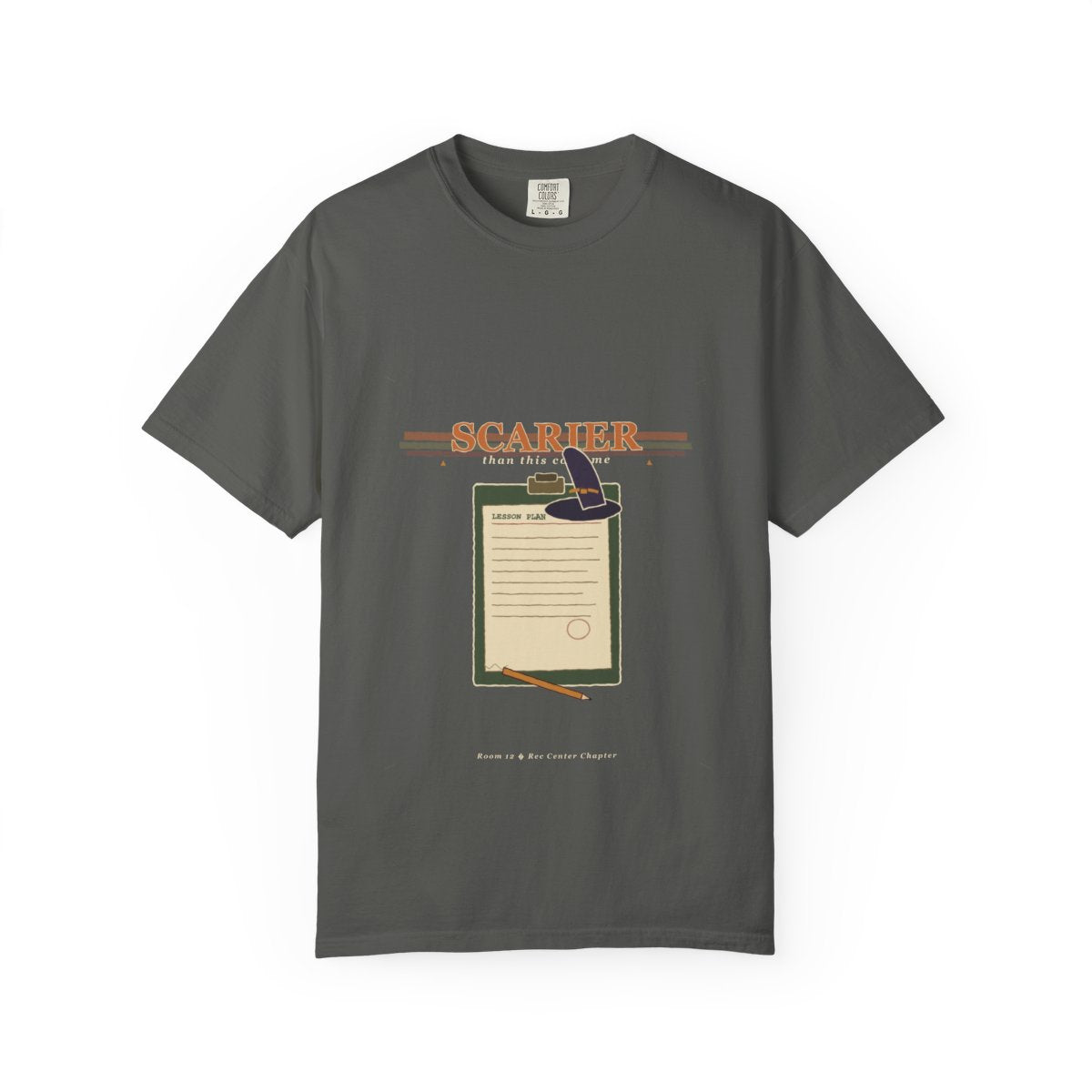 Sub Plans Are Scarier Than This Costume Tee flat front in Pepper