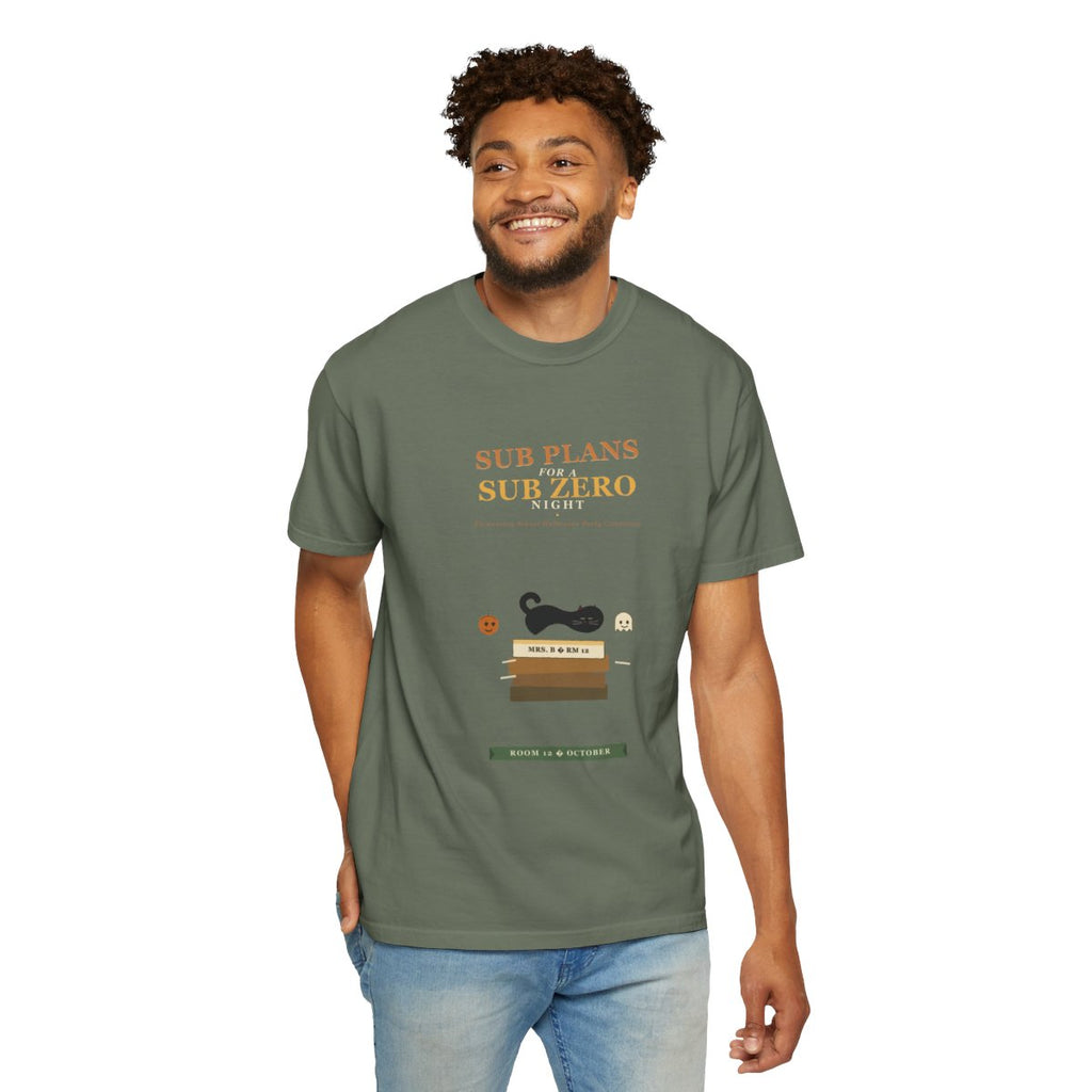 Sub Plans For A Sub Zero Night Tee - Moss