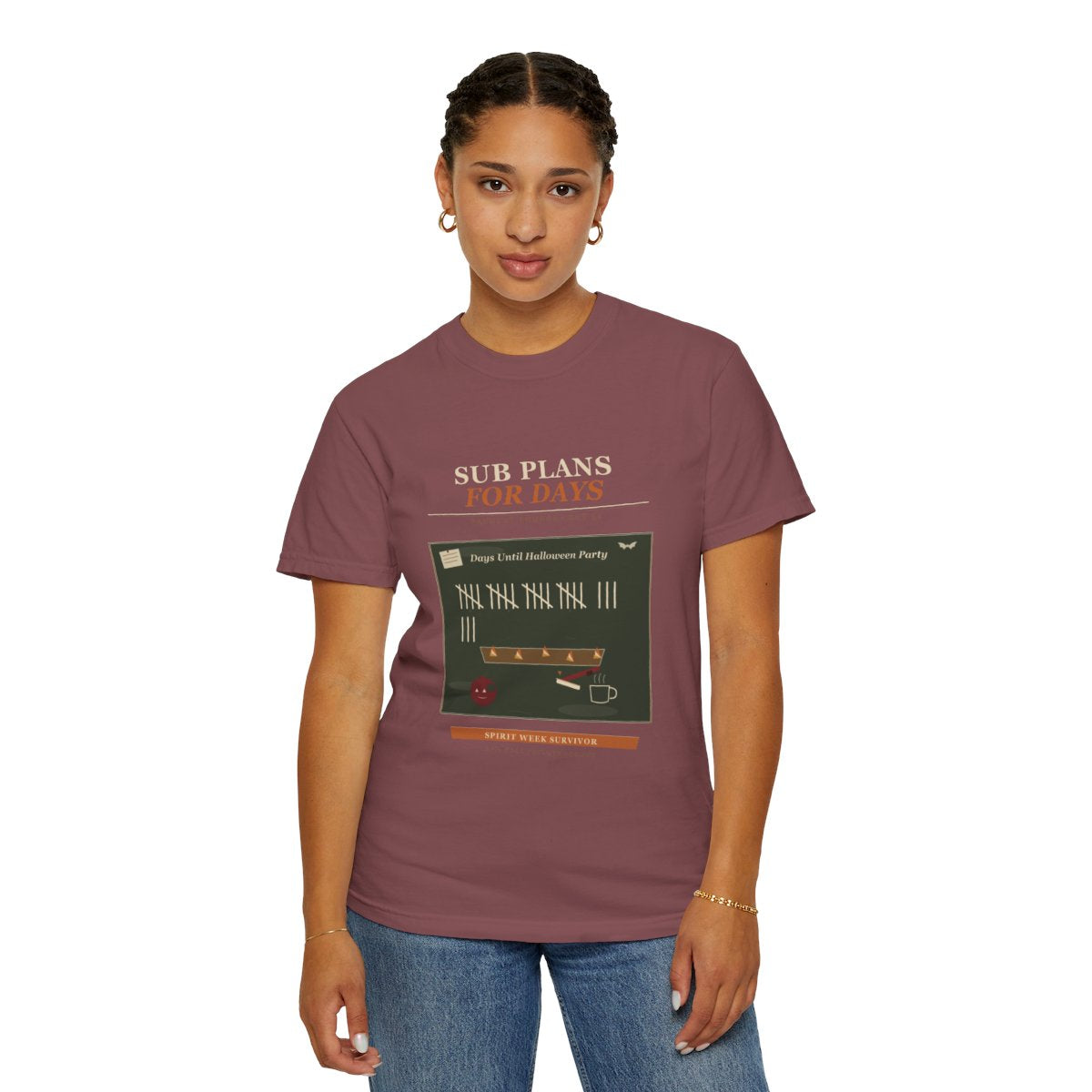 Sub Plans For Days Tee - Brick