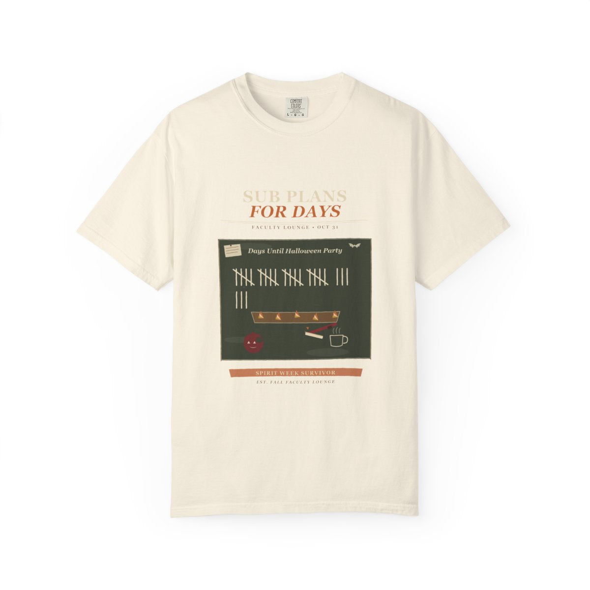 Sub Plans For Days Tee flat front in Ivory