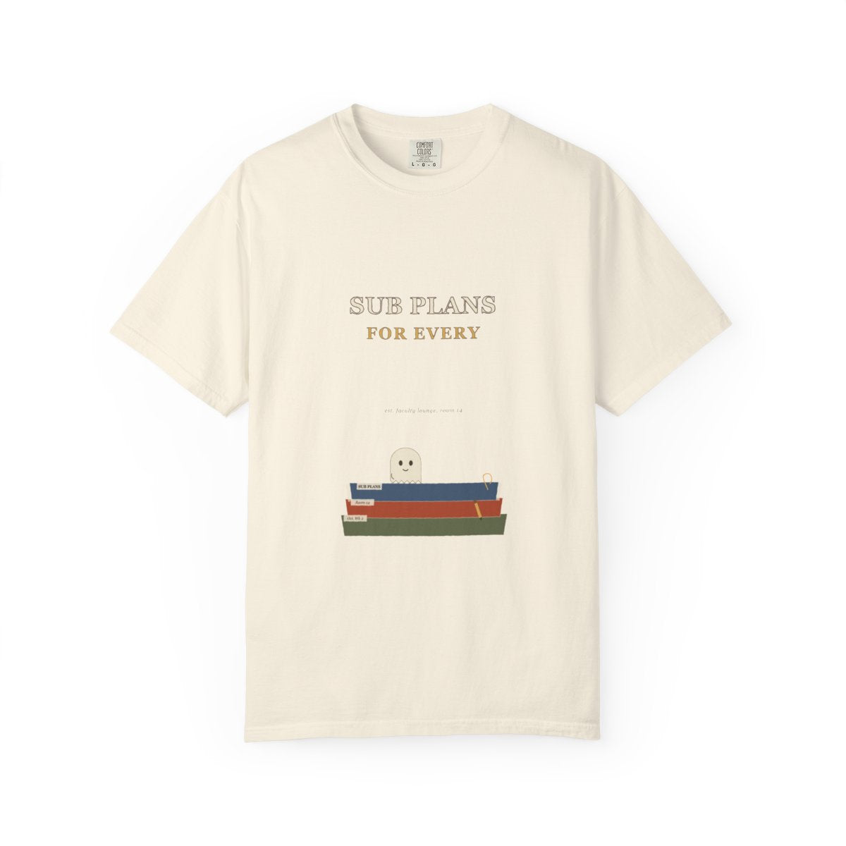 Sub Plans For Every Ghost Tee flat front in Ivory