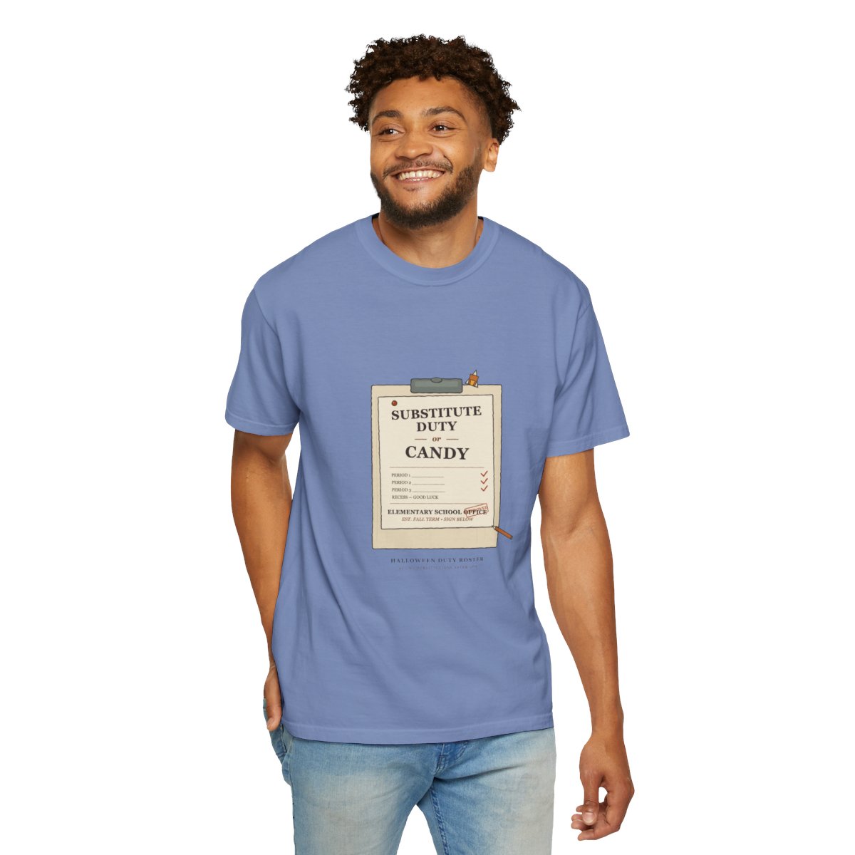 Substitute Duty Or Candy Tee - Washed Denim