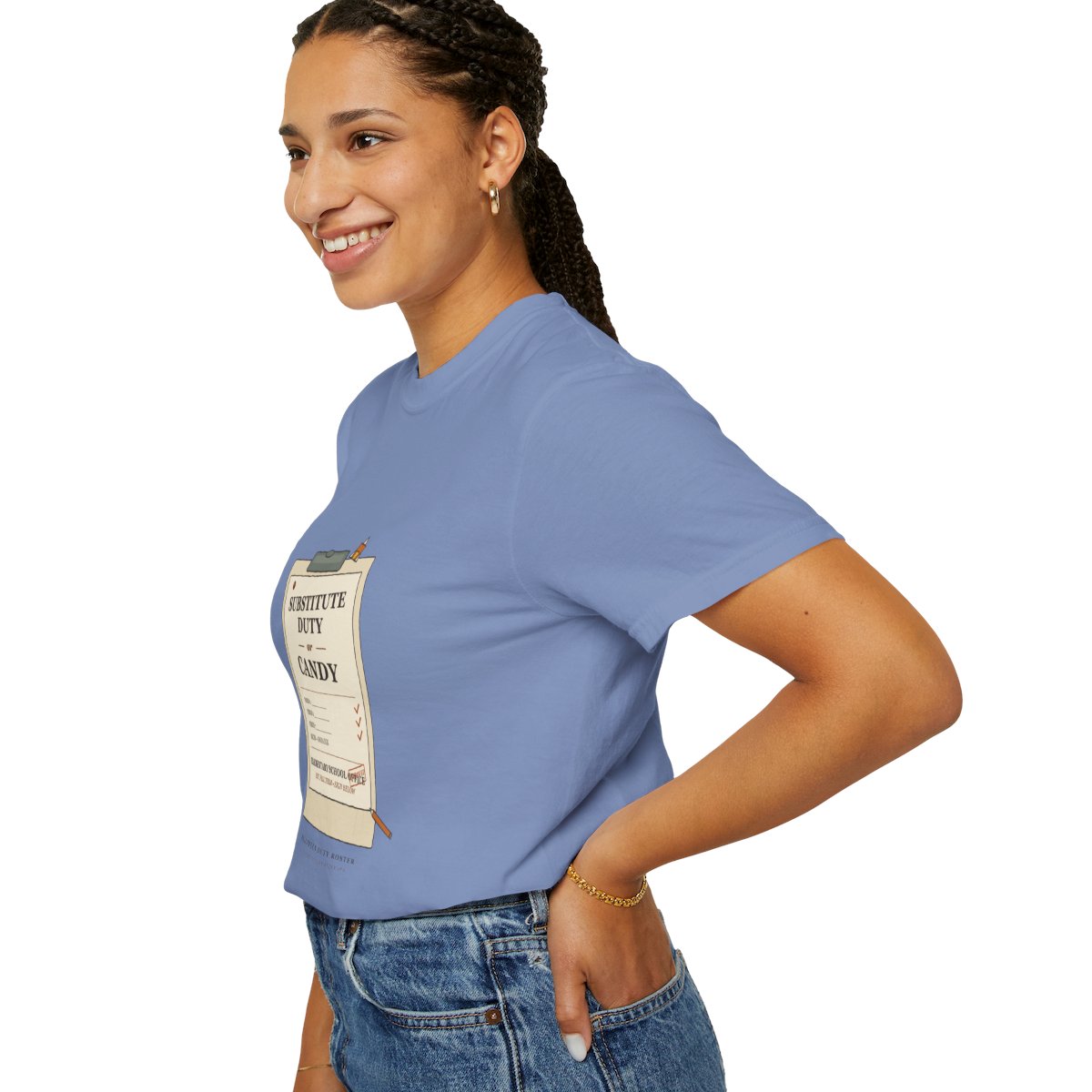 Substitute Duty Or Candy Tee - Washed Denim