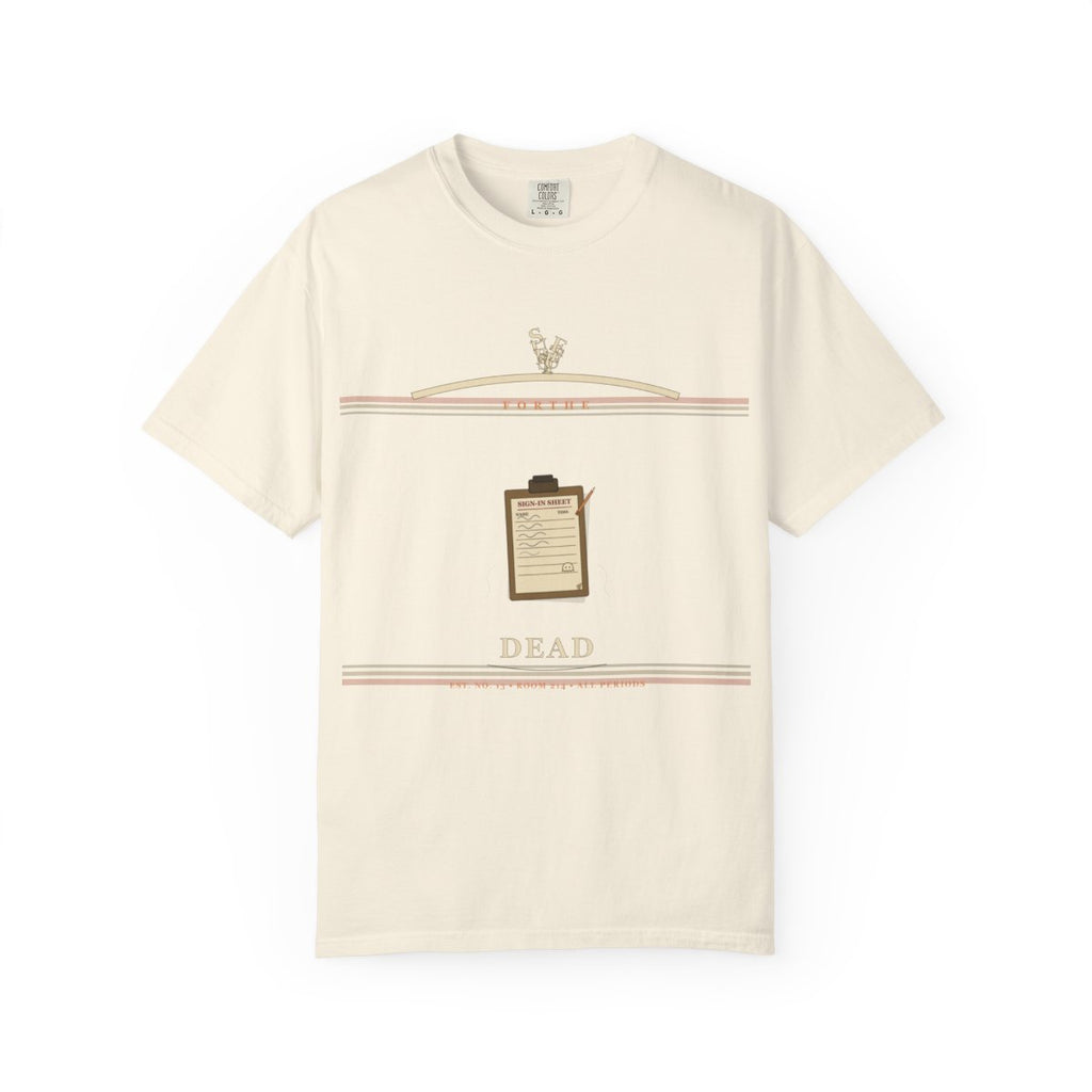 Substitute For The Dead Tee flat front in Ivory