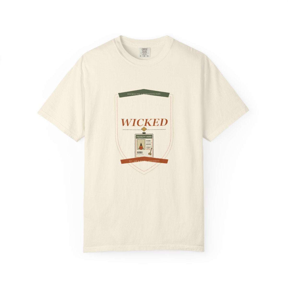 Substitute For The Wicked Tee flat front in Ivory