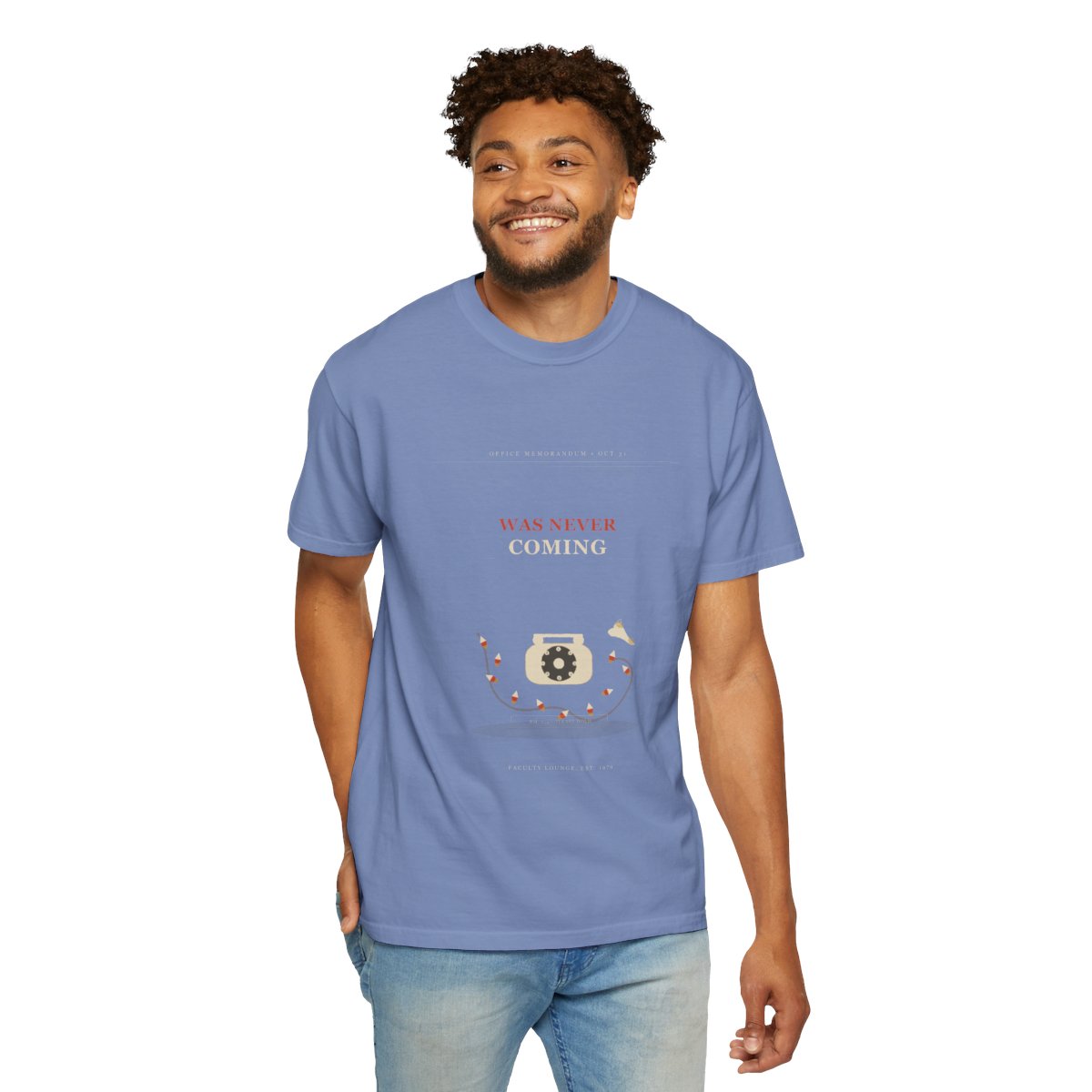 Substitute Was Never Coming Tee - Washed Denim
