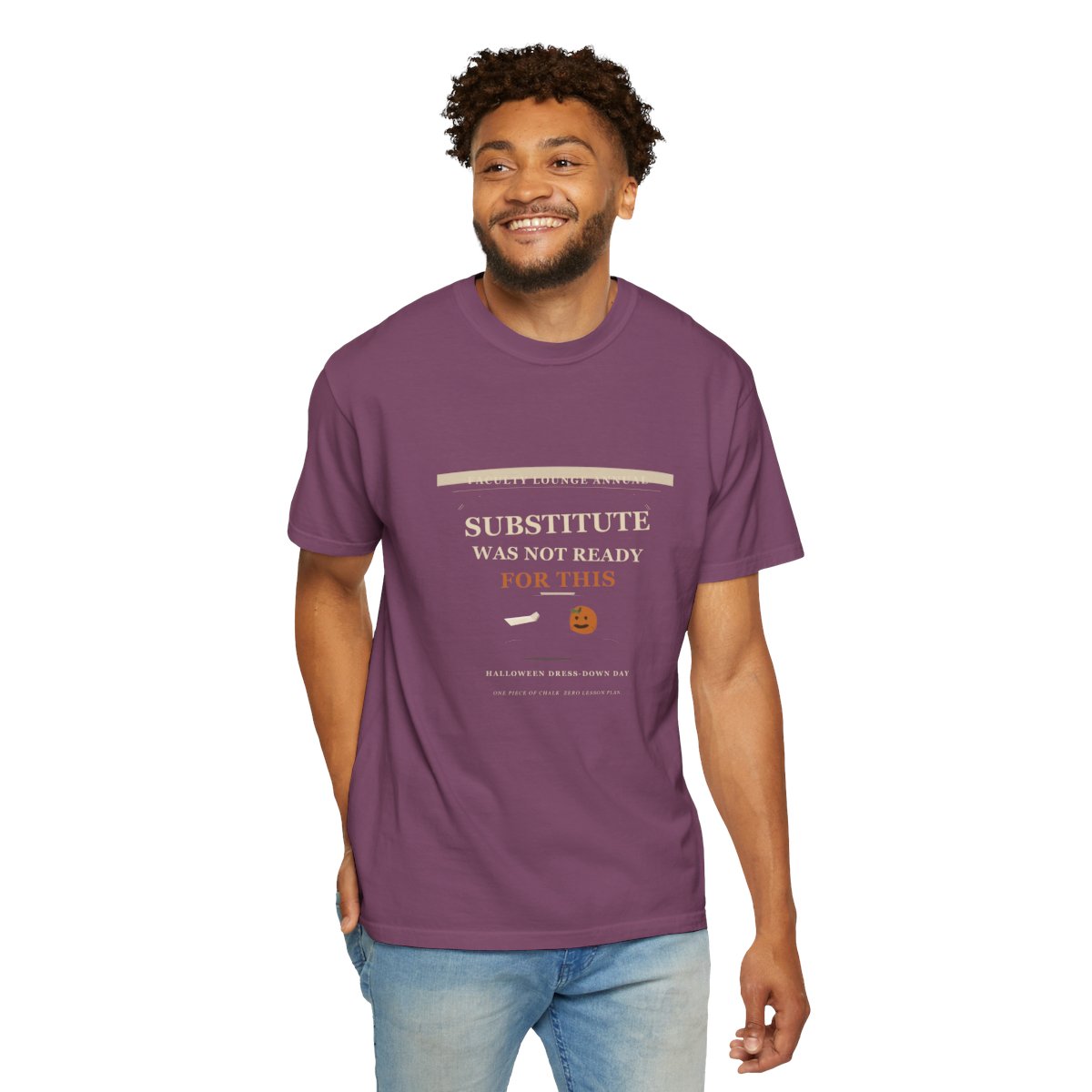 Substitute Was Not Ready For This Tee - Berry