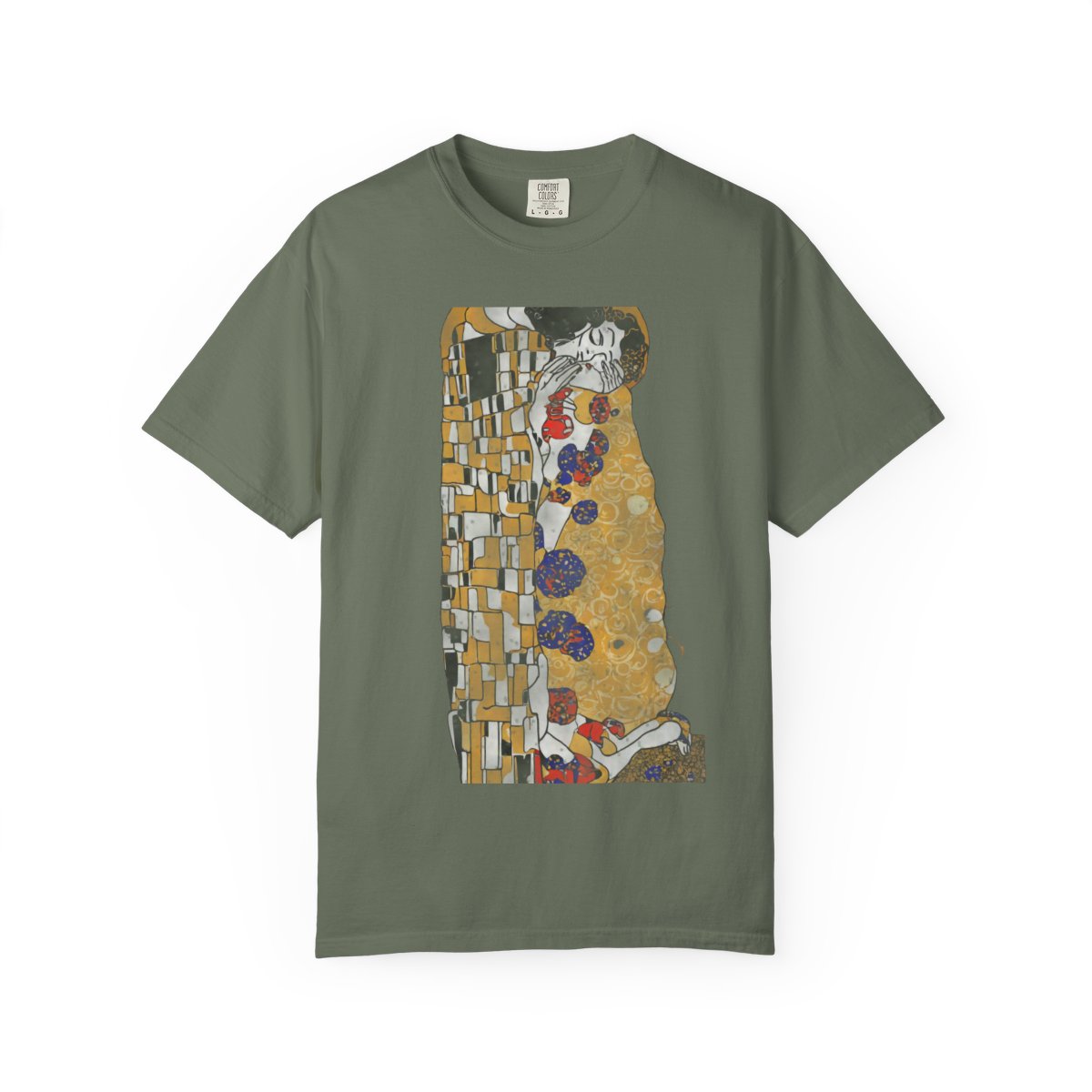 The Kiss, 1908 Tee - Moss
