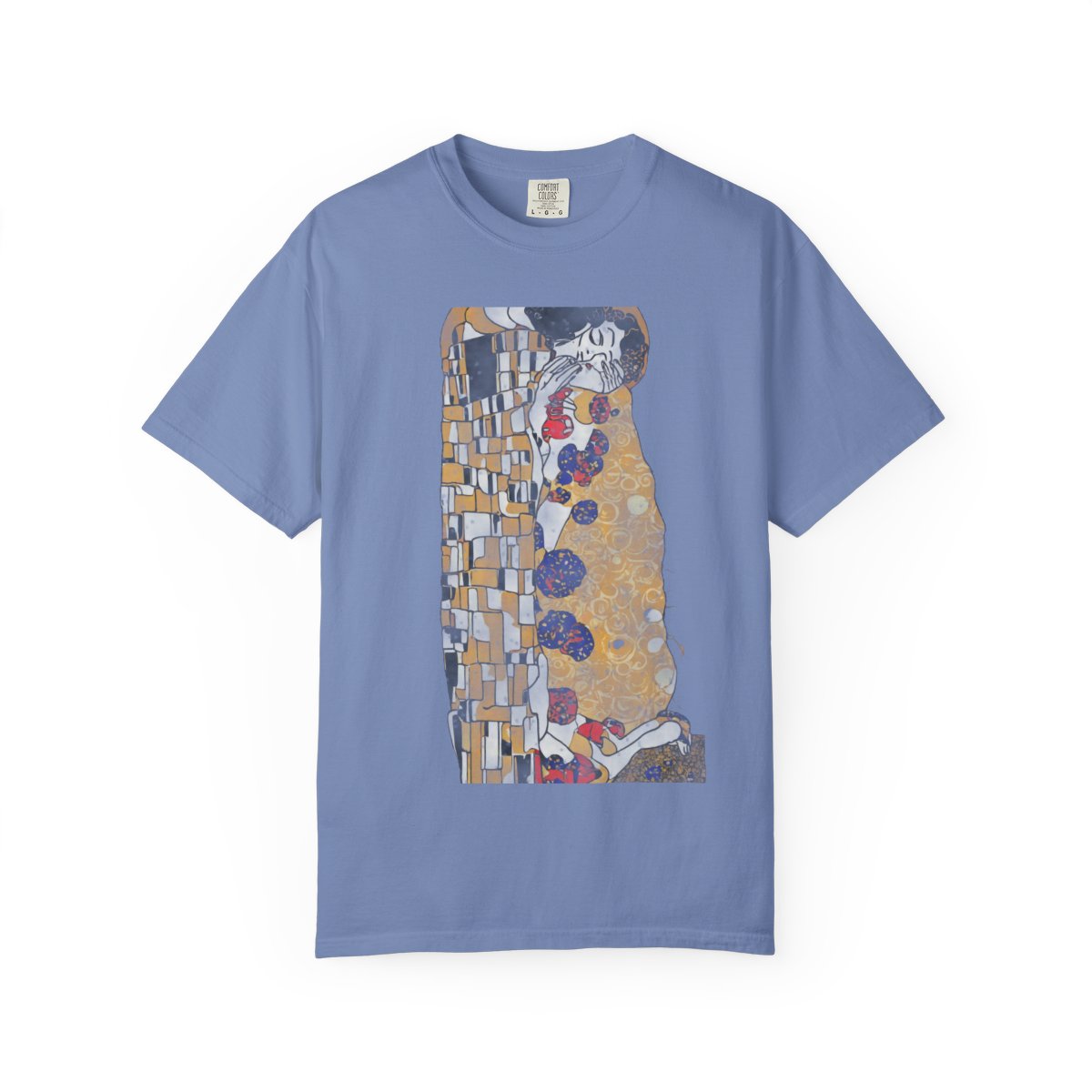 The Kiss, 1908 Tee - Washed Denim