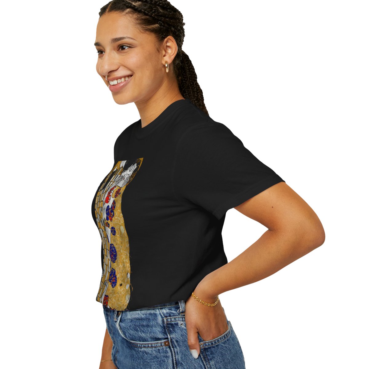 The Kiss, 1908 Tee - Black