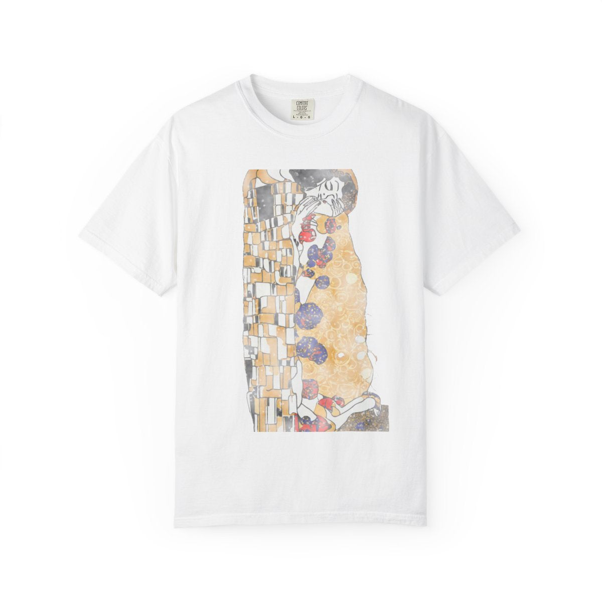 The Kiss, 1908 Tee - White