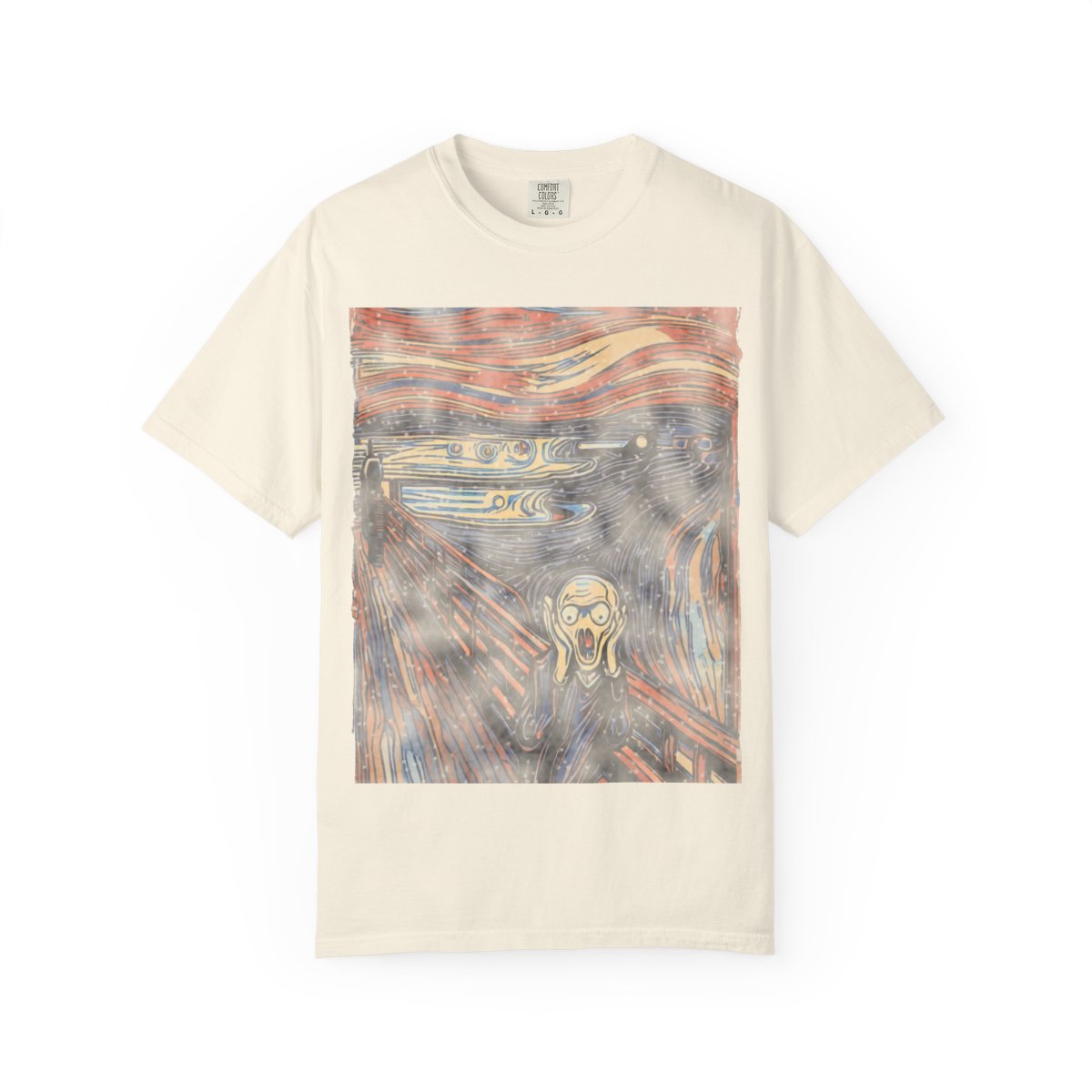 The Scream, 1893 Tee - Ivory