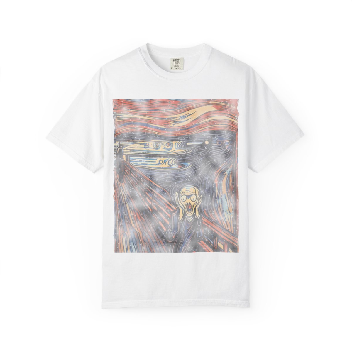 The Scream, 1893 Tee - White