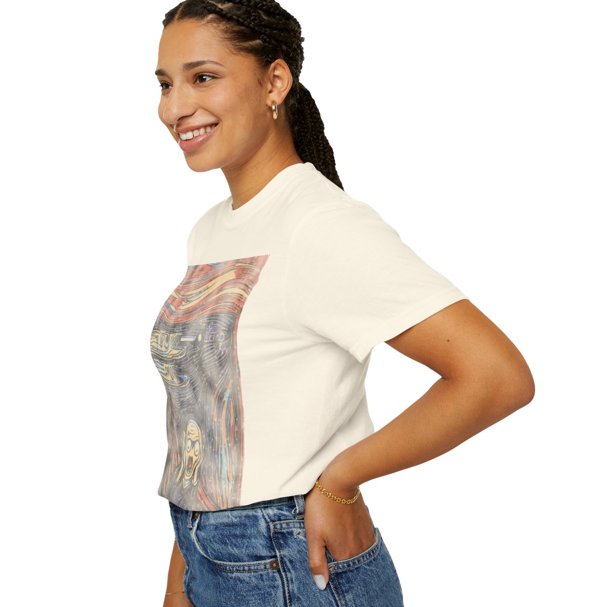 The Scream, 1893 Tee - Ivory