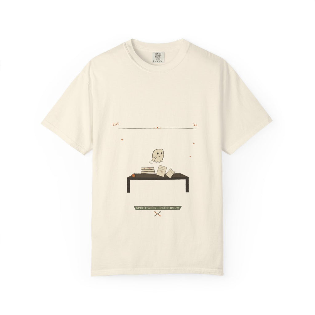 Third Period Poltergeist Tee flat front in Ivory
