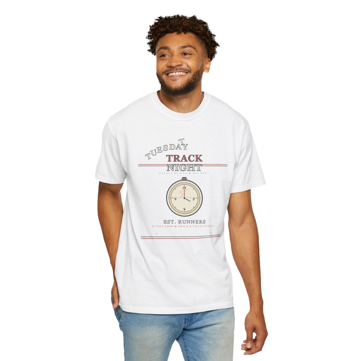 Tuesday Track Night Tee - White